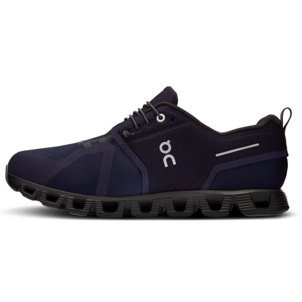 On Cloud 5 Waterproof - Mens Running Shoes - Midnight/Magnet