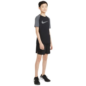 Nike Woven Kids Boys Training Shorts - Black/Reflective Silver