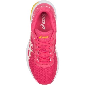 Asics Gel GT-1000 6 GS - Kids Running Shoes - Rouge Red/White/Vibrant Yellow