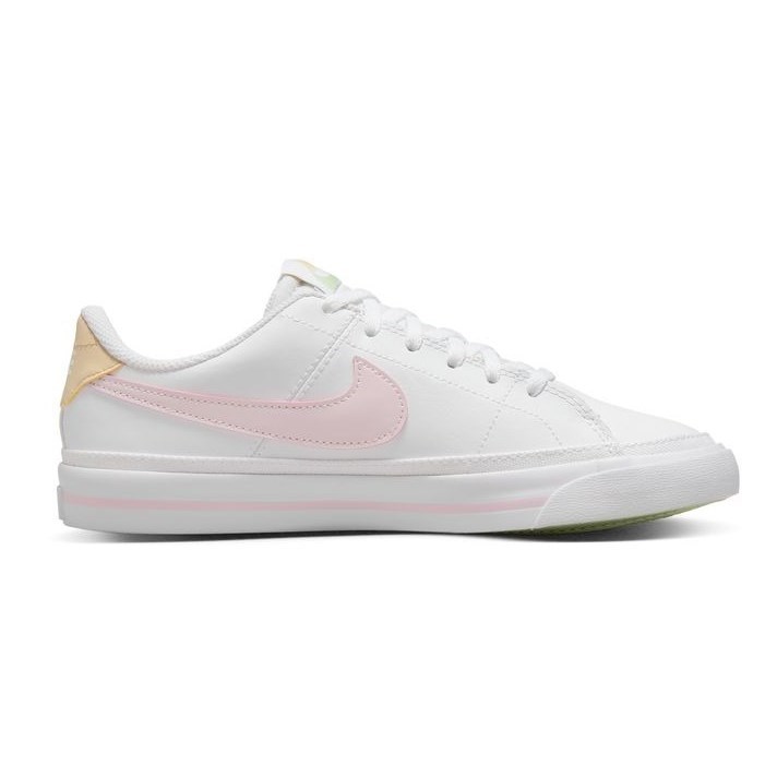 Nike Court Legacy GS - Kids Sneakers - White/Pink Foam/Sesame/Honeydew ...