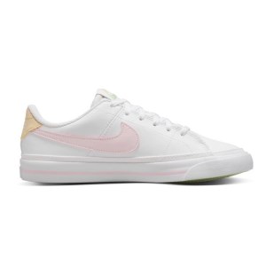 Nike Court Legacy GS - Kids Sneakers - White/Pink Foam/Sesame/Honeydew