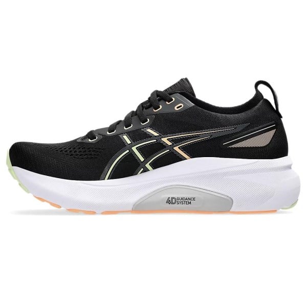 Asics Gel Kayano 31 - Mens Running Shoes - Black/Cool Matcha