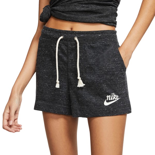 Nike Sportswear Gym Vintage Womens Shorts - Black/Sail