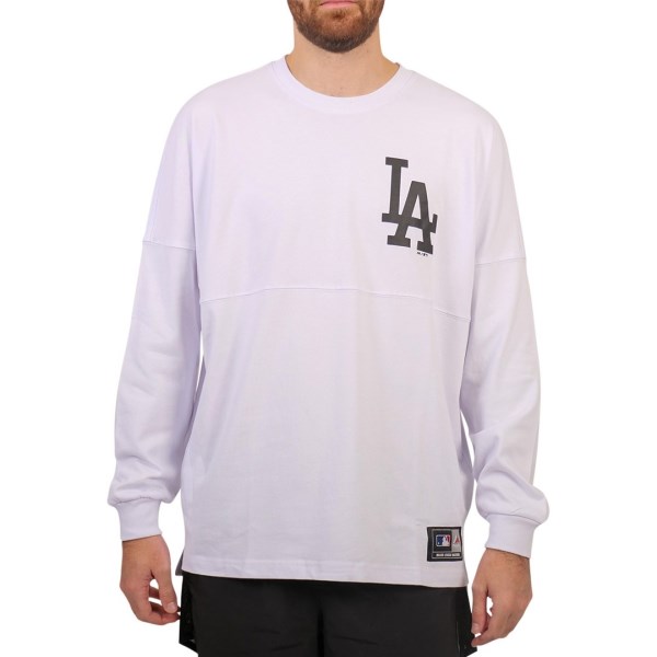 Majestic Los Angeles Dodgers Rando Mens Baseball Sweatshirt - White