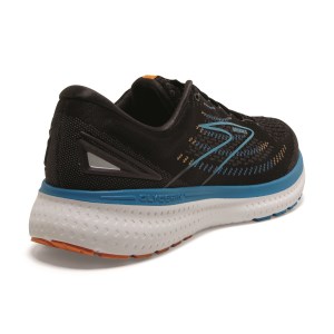 Brooks Glycerin 19 - Mens Running Shoes - Black/Orange/Blue