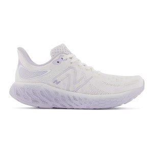 New Balance Fresh Foam X 1080v12 - Womens Running Shoes - White/Libra/Violet Haze