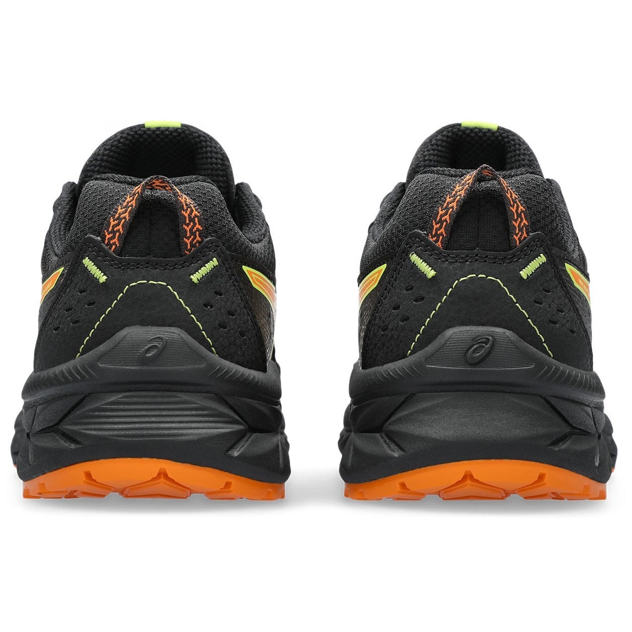 Asics Gel Venture 9 GS - Kids Trail Running Shoes - Black/Bright Orange ...