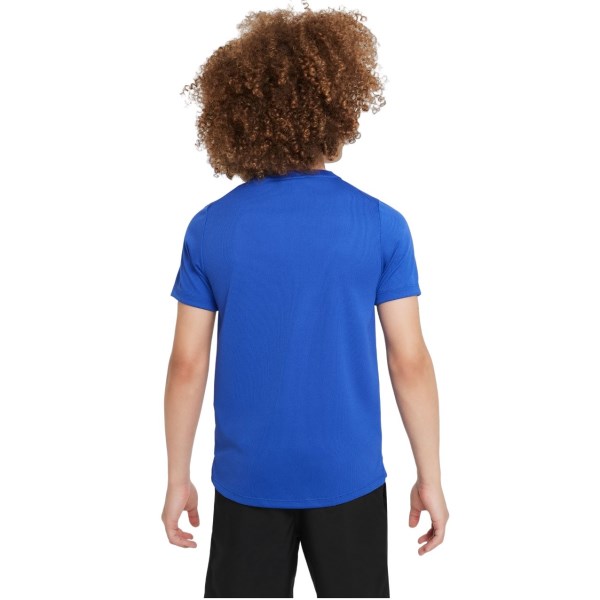Nike Dri-Fit Miler Kids Boys Training T-Shirt - Game Royal/Reflective Silver