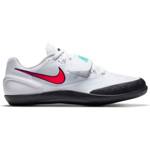 Nike Zoom Rotational 6 - Unisex Throwing Shoes - White/Flash Crimson/Black/Hyper Jade