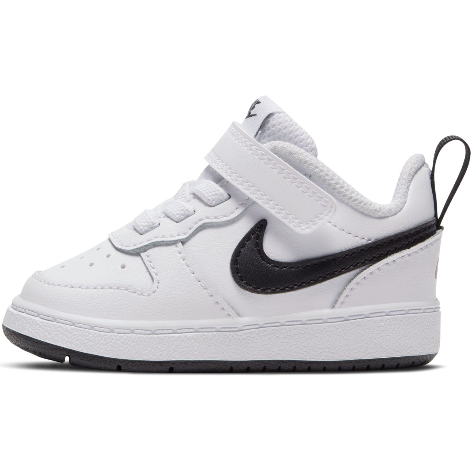 Nike Court Borough Low 2 TDV - Toddler Sneakers - White/Black | Sportitude