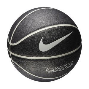 Nike Giannis All Court Basketball - Size 7 - Black/Iron Grey/Off Noire/Light Smoke Grey