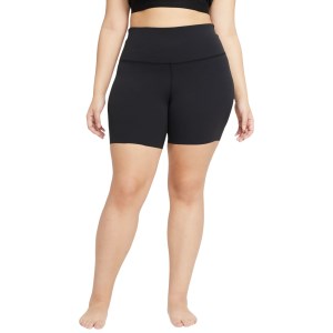 Nike Yoga Luxe 7 Inch Womens Training Shorts - Black/Smoke Grey
