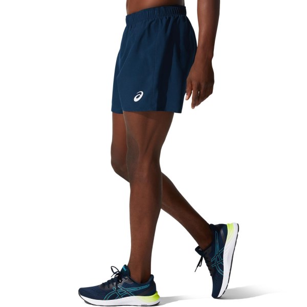 Asics Silver 5 Inch Mens Running Shorts - French Blue