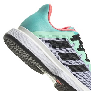 Adidas SoleMatch Bounce - Mens Tennis Shoes - White/Black/Semi-Mint Rush