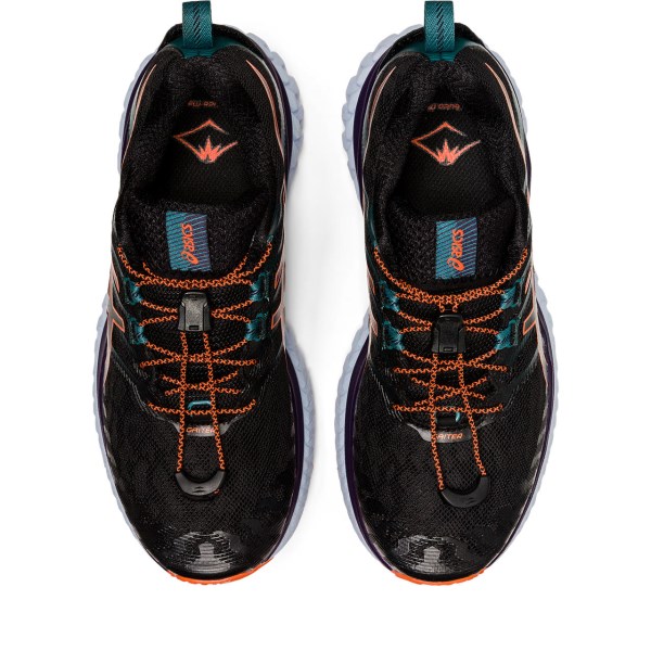 Asics Trabuco Max - Womens Trail Running Shoes - Black/Nova Orange