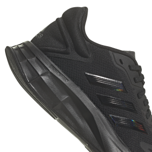 Adidas Duramo 10 - Womens Running Shoes - Triple Black/Iron Metallic