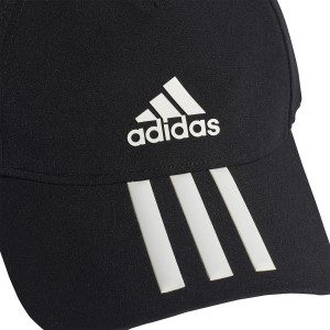 Adidas C40 3-Stripes Climalite Womens Running Cap - Black/White