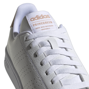Adidas Advantage - Womens Sneakers - White/Copper Metallic