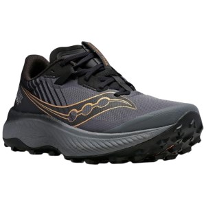 Saucony Endorphin Edge - Womens Trail Running Shoes - Black/Goldstruck