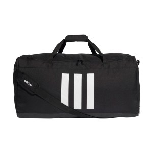 Adidas 3-Stripes Large Training Duffel Bag - Black/White