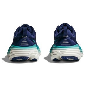 Hoka Bondi 8 - Womens Running Shoes - Bellwether Blue/Evening Sky