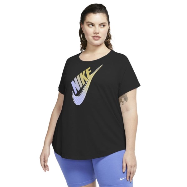 Nike Sportswear Futura Womens T-Shirt - Plus Size - Black