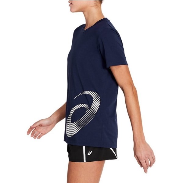 Asics Core Graphic Womens Training T-Shirt - Peacoat