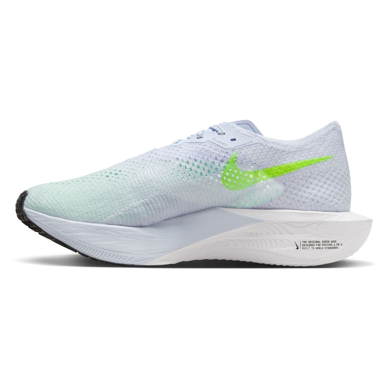 Nike ZoomX Vaporfly Next% 3 - Mens Road Racing Shoes - Football Grey ...