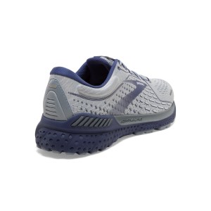 Brooks Adrenaline GTS 21 - Mens Running Shoes - Grey/Tradewinds/Deep Cobalt