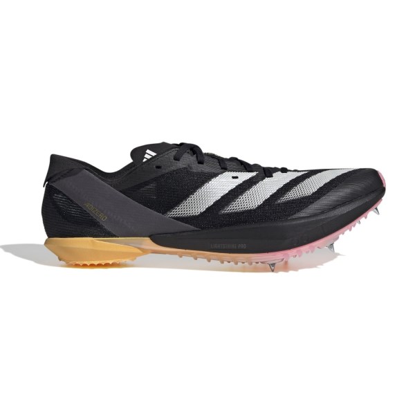 Adidas Adizero Ambition - Unisex Track Running Spikes - Core Black/Zero Metallic/Spark