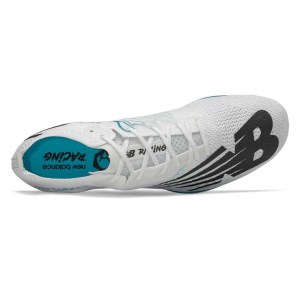 New Balance MD 800v7 - Mens Middle Distance Track Spikes - White/Black