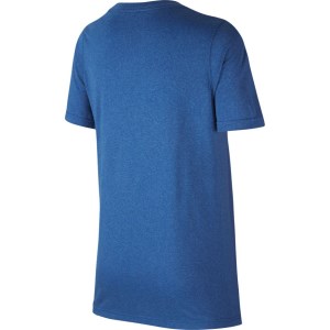 Nike Dri-Fit Legacy Kids Boys Training T-Shirt - Game Royal Blue Heather/White