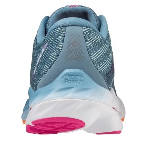 Mizuno Wave Inspire 19 - Womens Running Shoes - Provincial Blue/White/Neon Pink