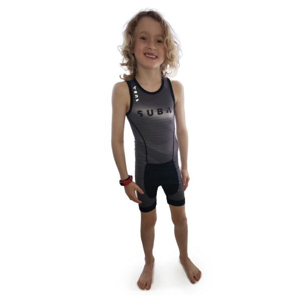 Sub4 Youth Kids Tri Suit - Grey