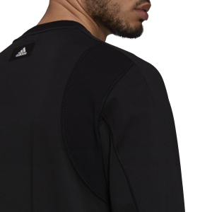Adidas Sportswear Lightweight Mens Sweatshirt - Black