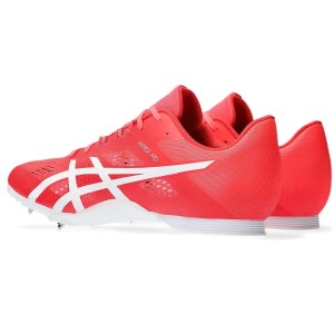 Asics Hyper MD 8 - Mens Middle Distance Track Spikes - Diva Pink/White