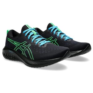 Asics Gel Excite 10 - Mens Running Shoes - Black/New Leaf