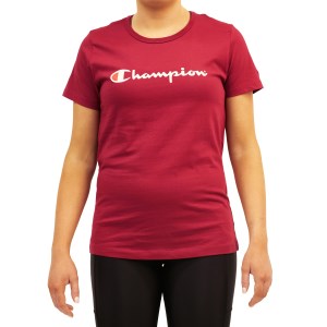 Champion Script Womens T-Shirt - Red