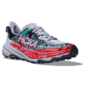 Hoka Speedgoat 6 - Mens Trail Running Shoes - Gull/Stormy Skies