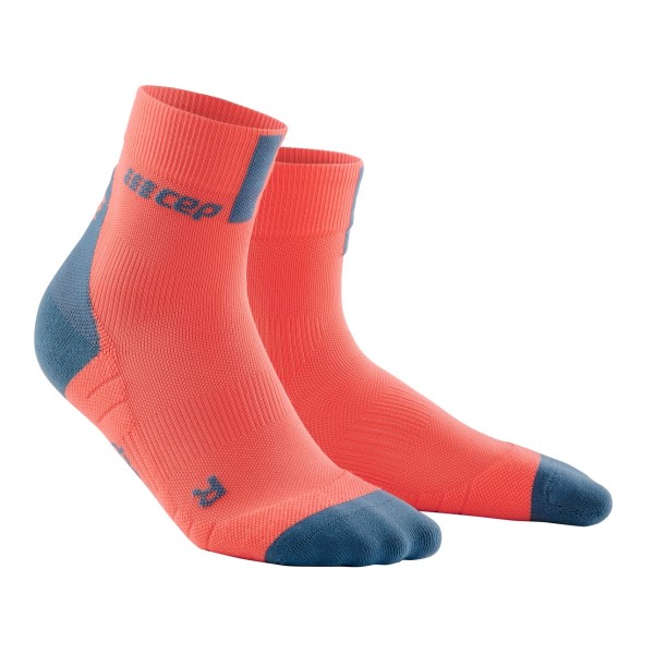CEP High Cut Running Socks 3.0 - Coral/Grey
