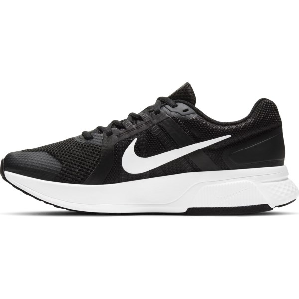 Nike Run Swift 2 - Mens Running Shoes - Black/White/Dark Smoke Grey