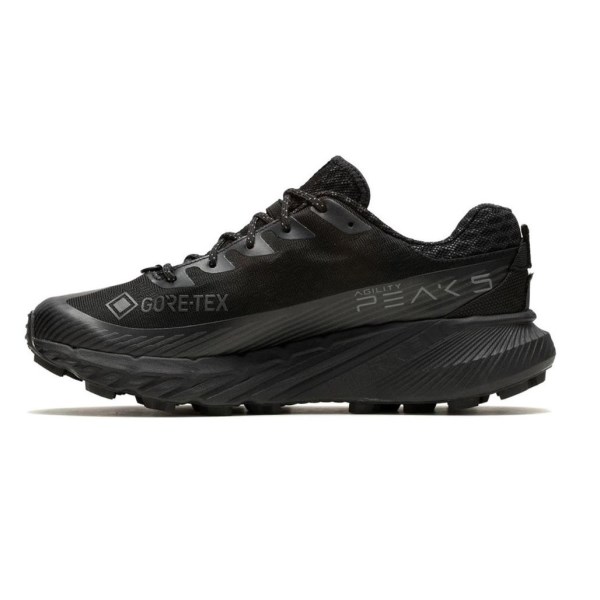 Merrell Agility Peak 5 GTX - Womens Trail Running Shoes - Black/Black