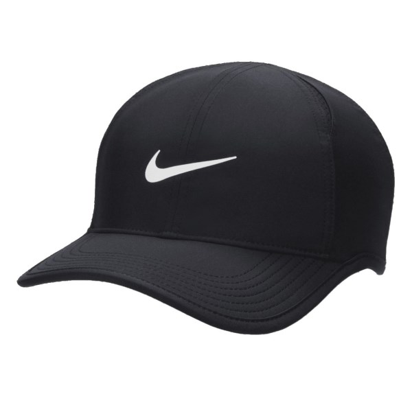 Nike Dri-Fit Club Unstructured Featherlight Running Cap - Black/White ...