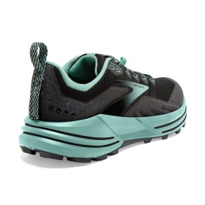 Brooks Cascadia 16 - Womens Trail Running Shoes - Black/Ebony/Yucca