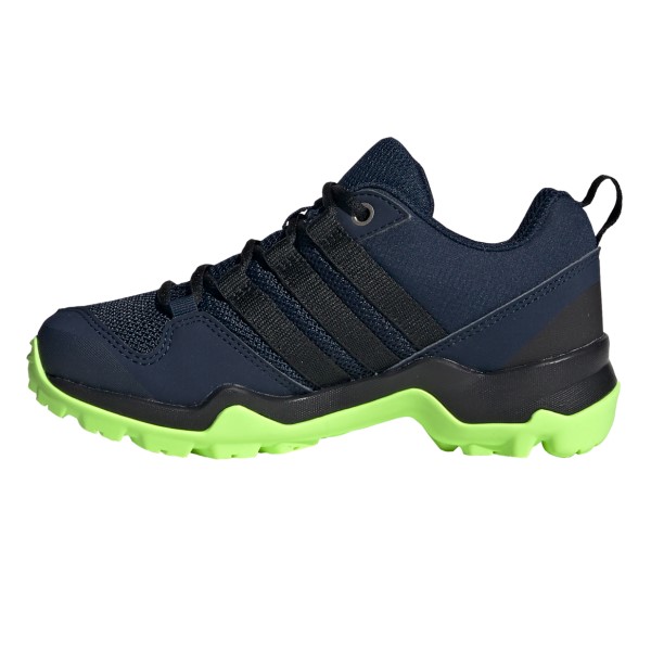 Adidas Terrex AX2R - Kids Trail Running Shoes - Navy/Black/Lime