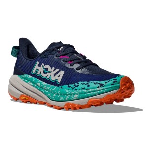 Hoka Speedgoat 6 - Womens Trail Running Shoes - Varsity Navy/Meteor