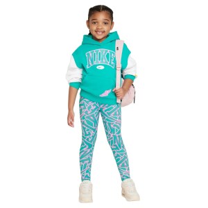 Nike Join The Club Kids Girls Tights - Clear Jade