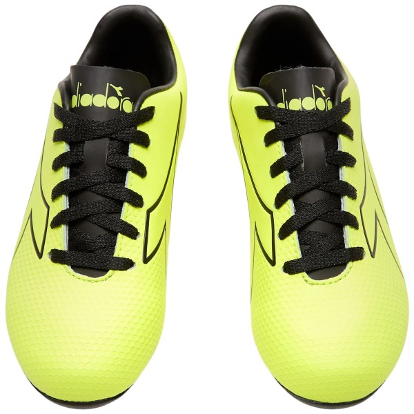 Diadora Pichichi 4 MG Junior - Kids Football Shoes - Fluro Yellow/Black