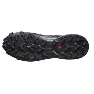 Salomon Speedcross 6 GTX - Mens Trail Running Shoes - Black/Black/Phantom