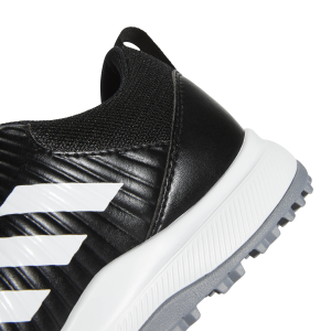 Adidas CP Traxion Mens Spikeless Golf Shoes - Black/White/Silver Metallic